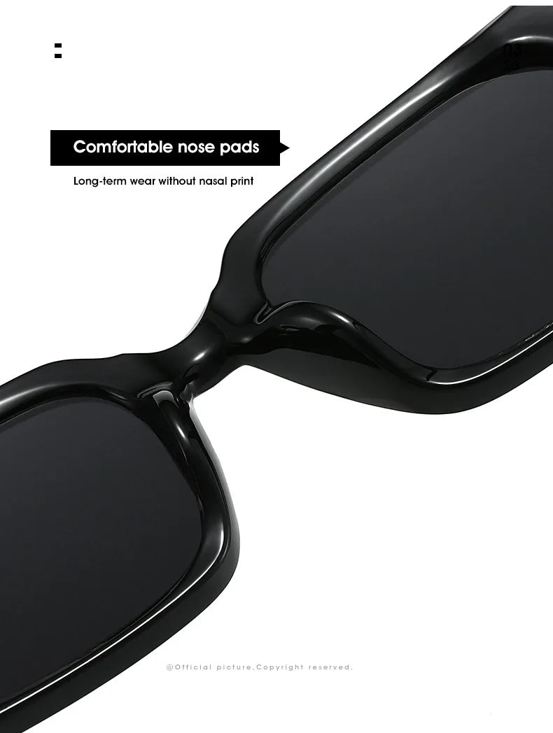 Women's Retro Square Anti UV 400 Sunglasses