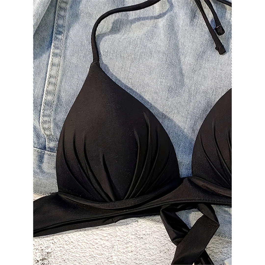 Bra Cup Halter Bikini Top