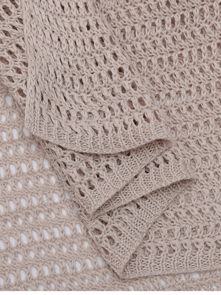 Women's Knitted Sleeveless Maxi Dress - Bodycon Side Slit Beach Sundress