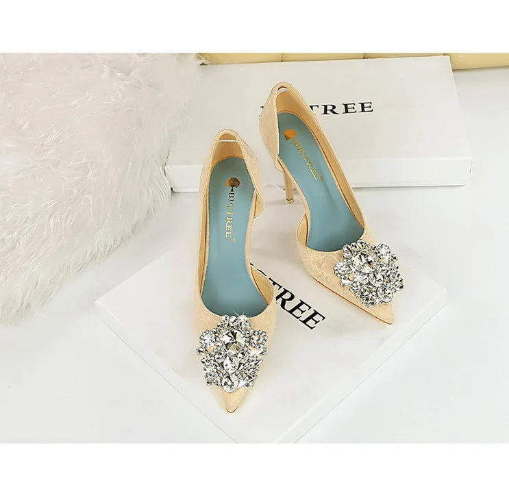 Women's  Rhinestone  Stilettos High Heels