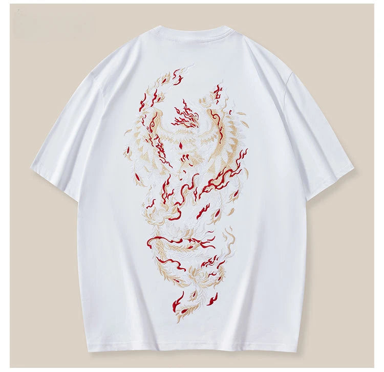 Phoenix Embroidered T-Shirt
