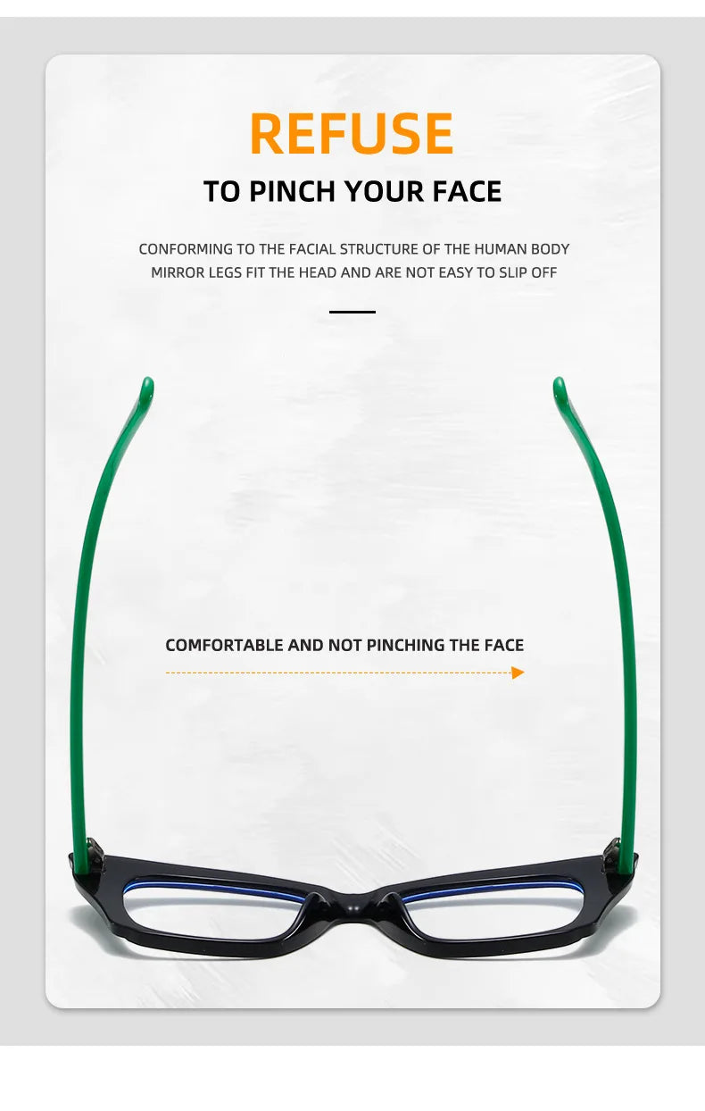 Women's Cat Eye Blue Light Blocking Glasses - Vintage Oversized Eyewear