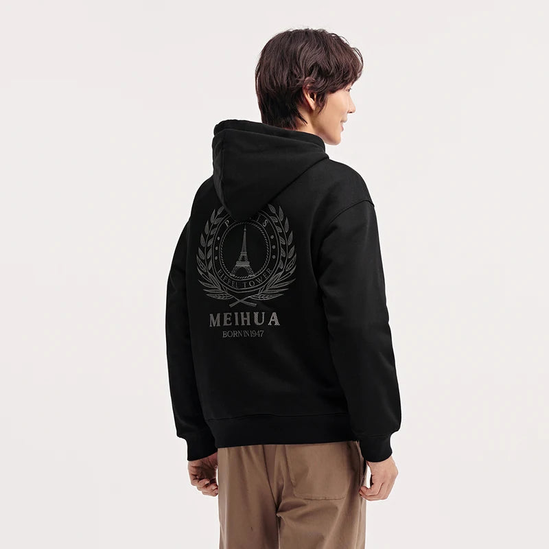 Men's Winter Printed Hoodie - Couple Matching Casual Wear 2025