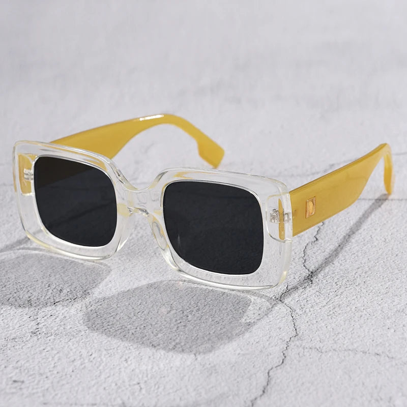 Women's 1/4pcs Set Fashion Small Rectangle Sunglasses  UV400