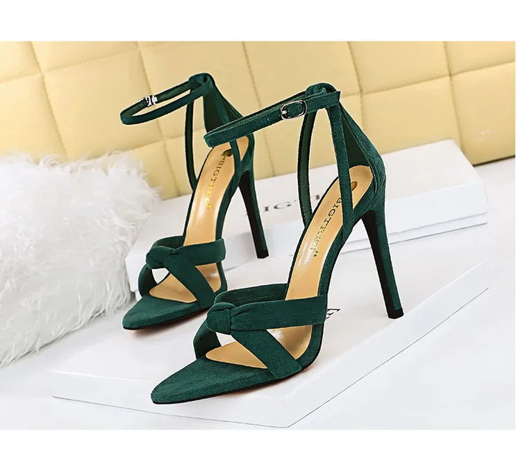 Women's Summer Stilettos Suede High Heels
