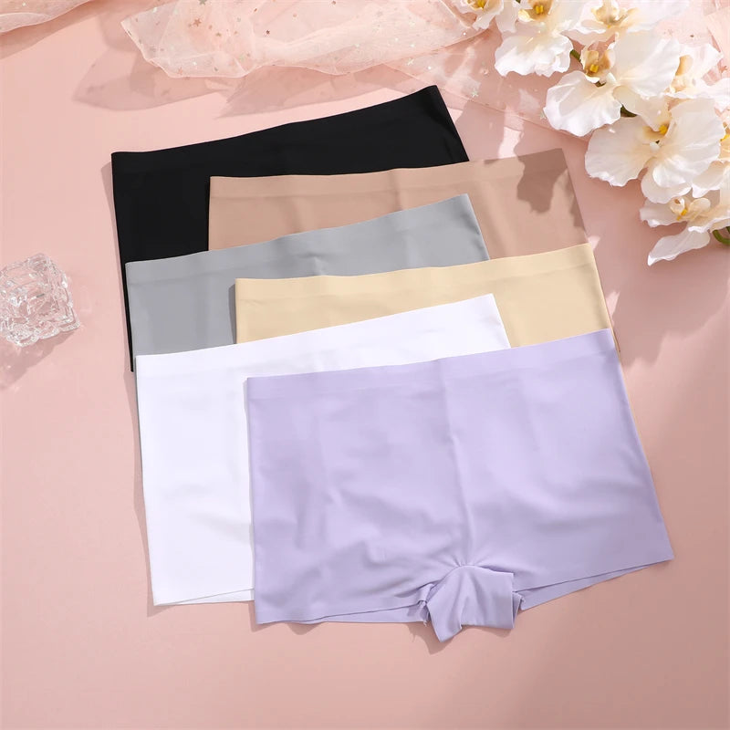 Women's Seamless Stretch Bodyshorts Low-Waist Breathable Underwear Comfortable Lingerie