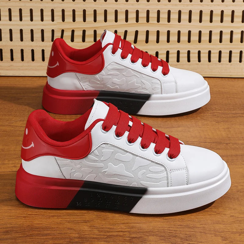 Men's Casual Platform Skateboard Tennis Sports Comfortable Vulcanized Sneakers