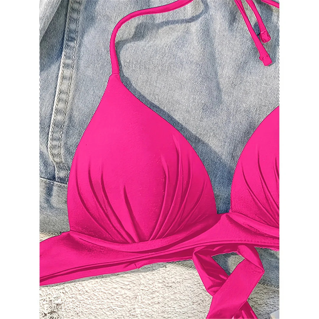 Bra Cup Halter Bikini Top