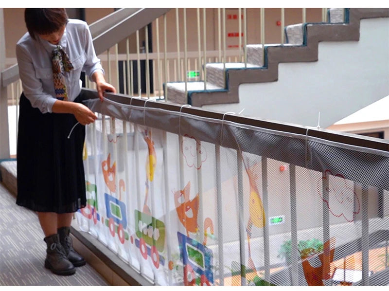 Safety Net for Stairs & Balconies - Thicken Fine Mesh Child Protection Gate