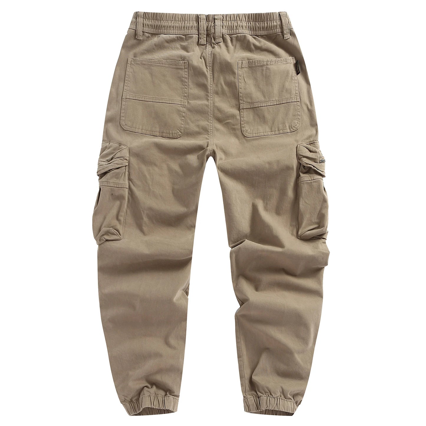 Men's Safari Style Casual Pants - Multi-Pocket Full Length Trousers