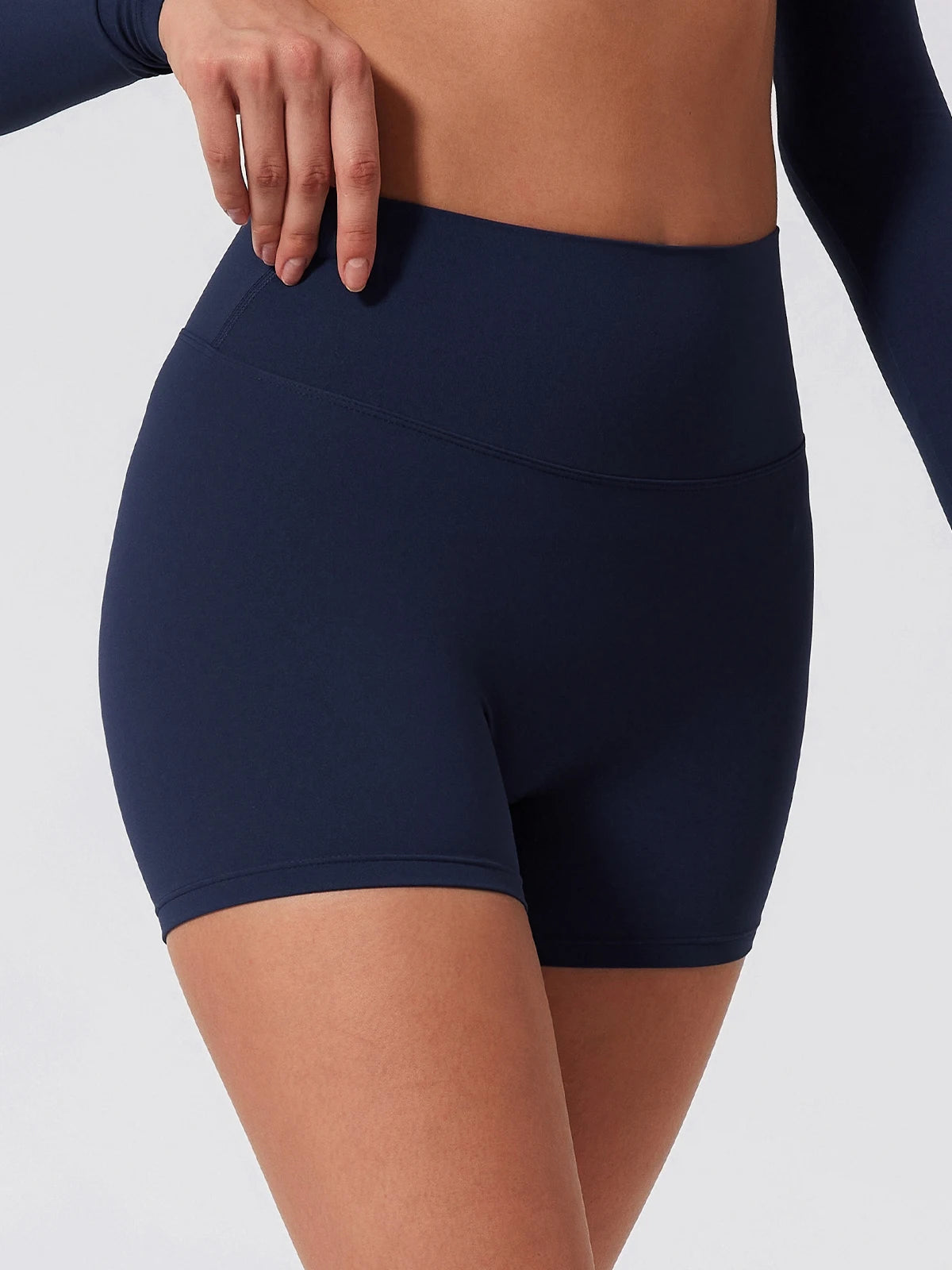 Women's Elastic Scrunch Yoga Push Up Gym Leggings Cycling Workout Short Quick-Dry High Waist Sports Shorts