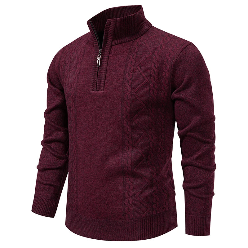 Men's Half-Zip Pullover Sweater