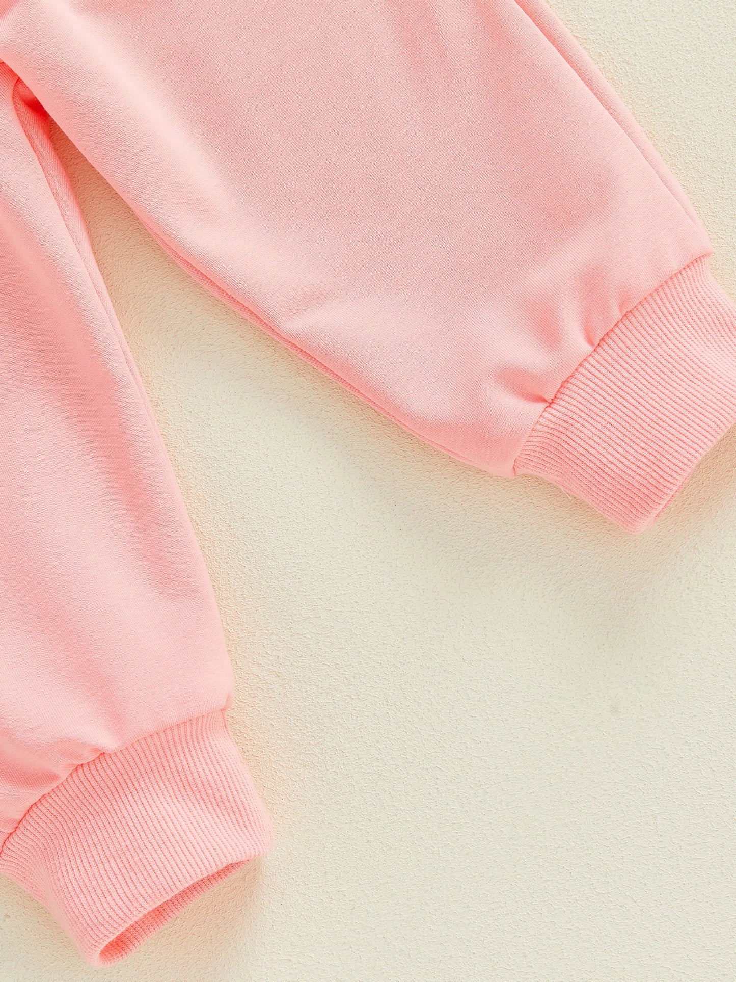 Toddler Baby Girls Fall Winter Outfit Set - Star Bow Embroidery Sweatshirt & Pants 0-3Y