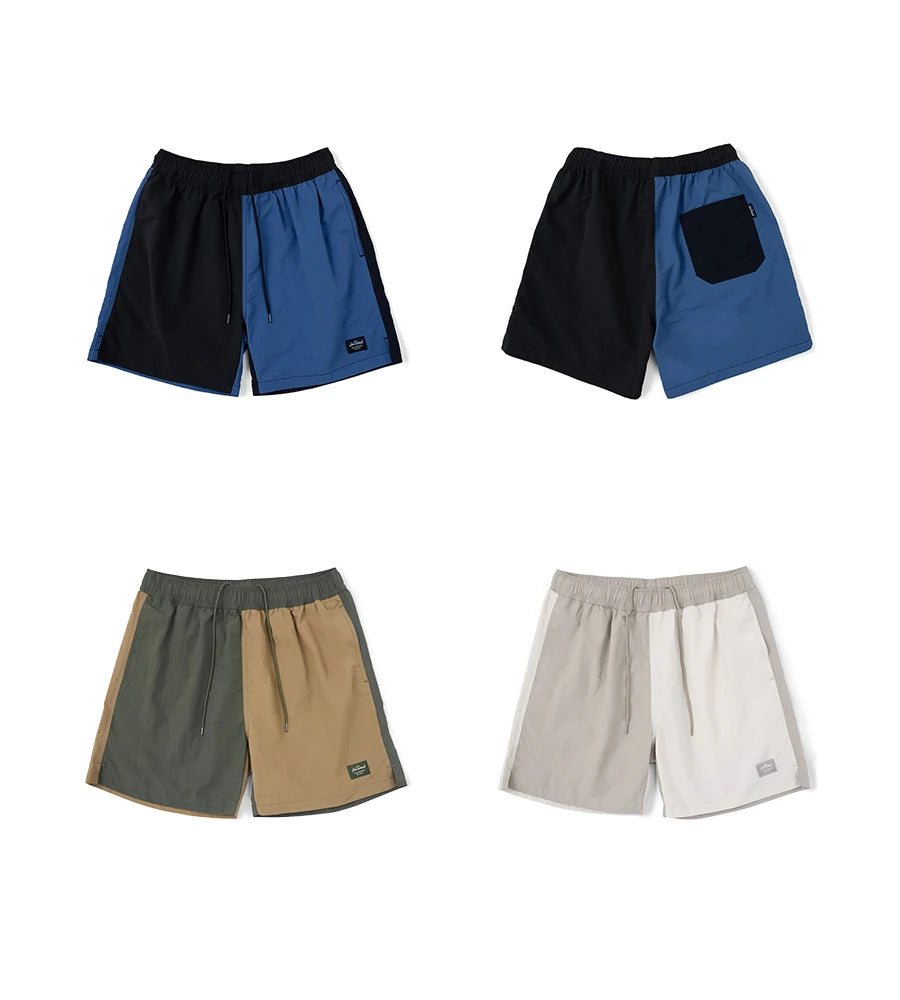 Men's  Thin Contrast Colour Shorts