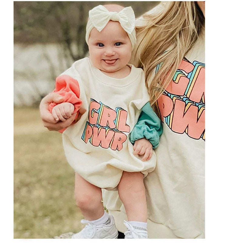 children's and Parent Matching Sweatshirt