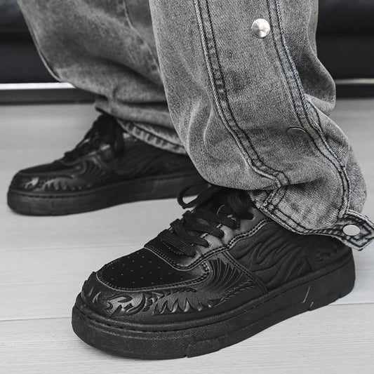 Men's Casual Platform Trainers Sneakers