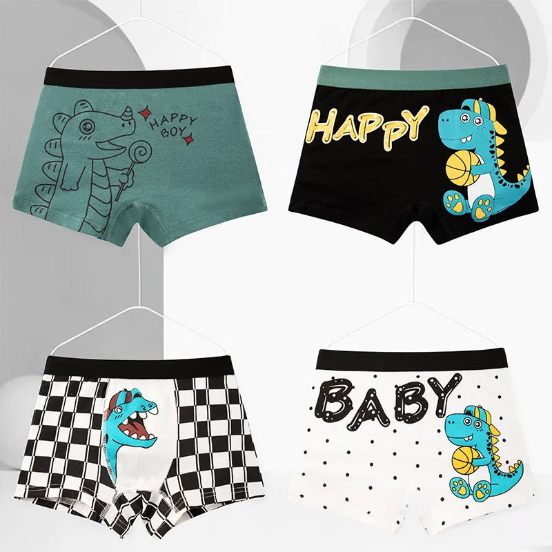 4 Pcs/Lot Children's Boy's Underwear