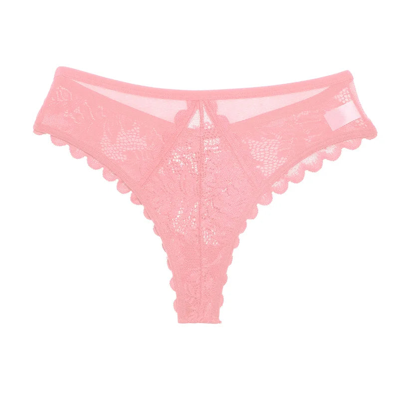 Lace Thong Panties - Sexy Low Waist G-String Underwear