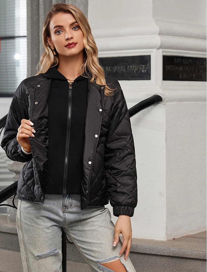 Quilted Two-Piece Style Hooded Parka