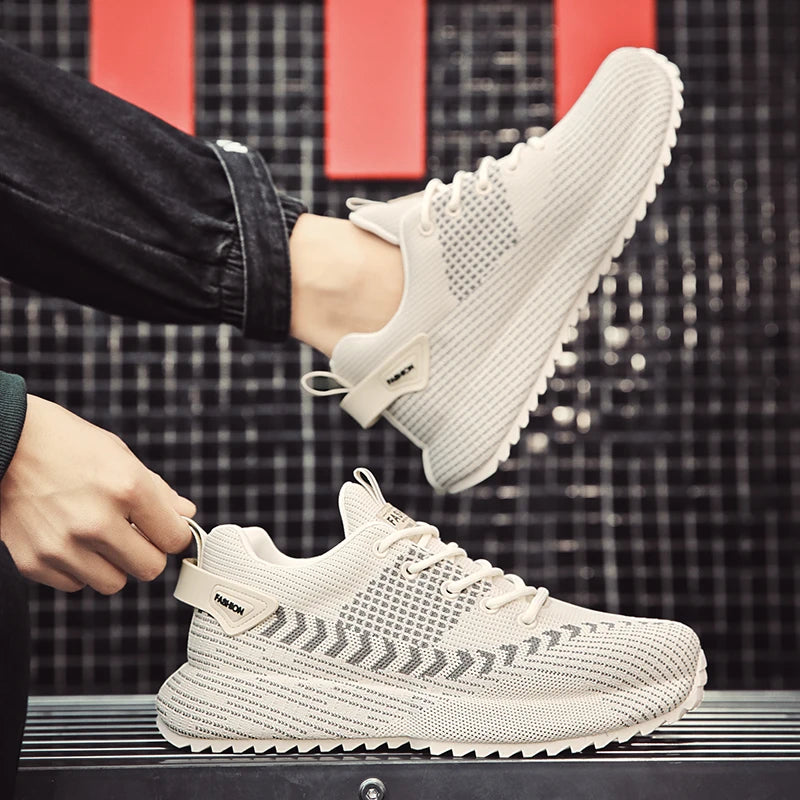 Men's Casual Platform Sports Shoes Breathable Sneakers