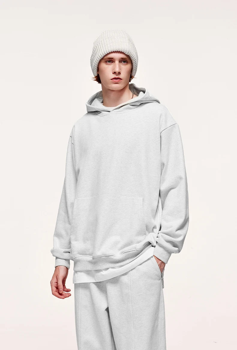 Unisex 460gsm Heavyweight Premium Cotton Oversized Plain Hoodie