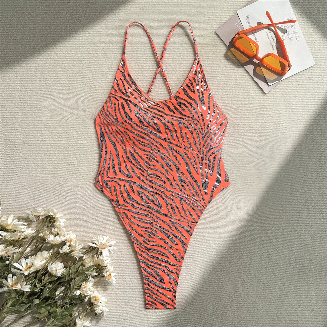 Women's String Mini Micro Thong Swimwear One Piece Swimsuit