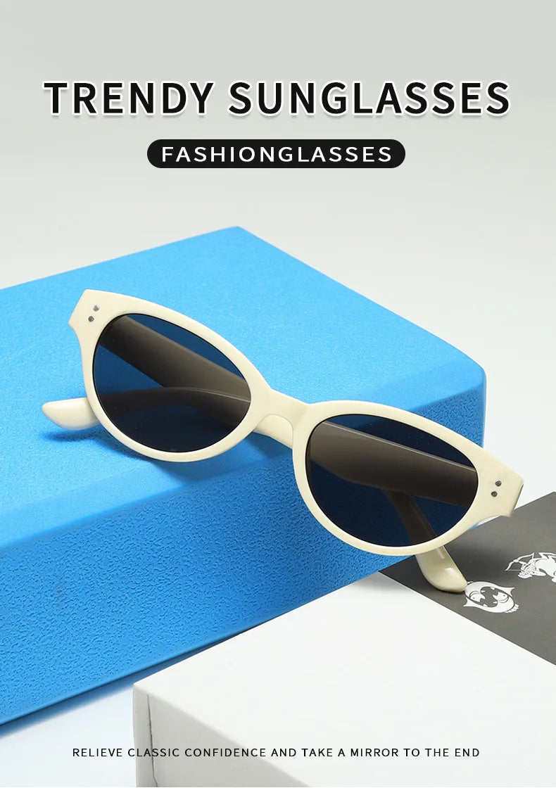 Small Square Sunglasses - Trendy Vintage Hip Hop Eyewear UV400 for Women & Men