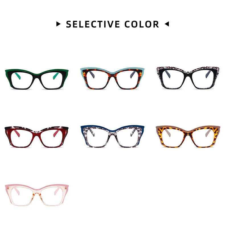 Women's Cat Eye Blue Light Blocking Glasses - Vintage Oversized Eyewear