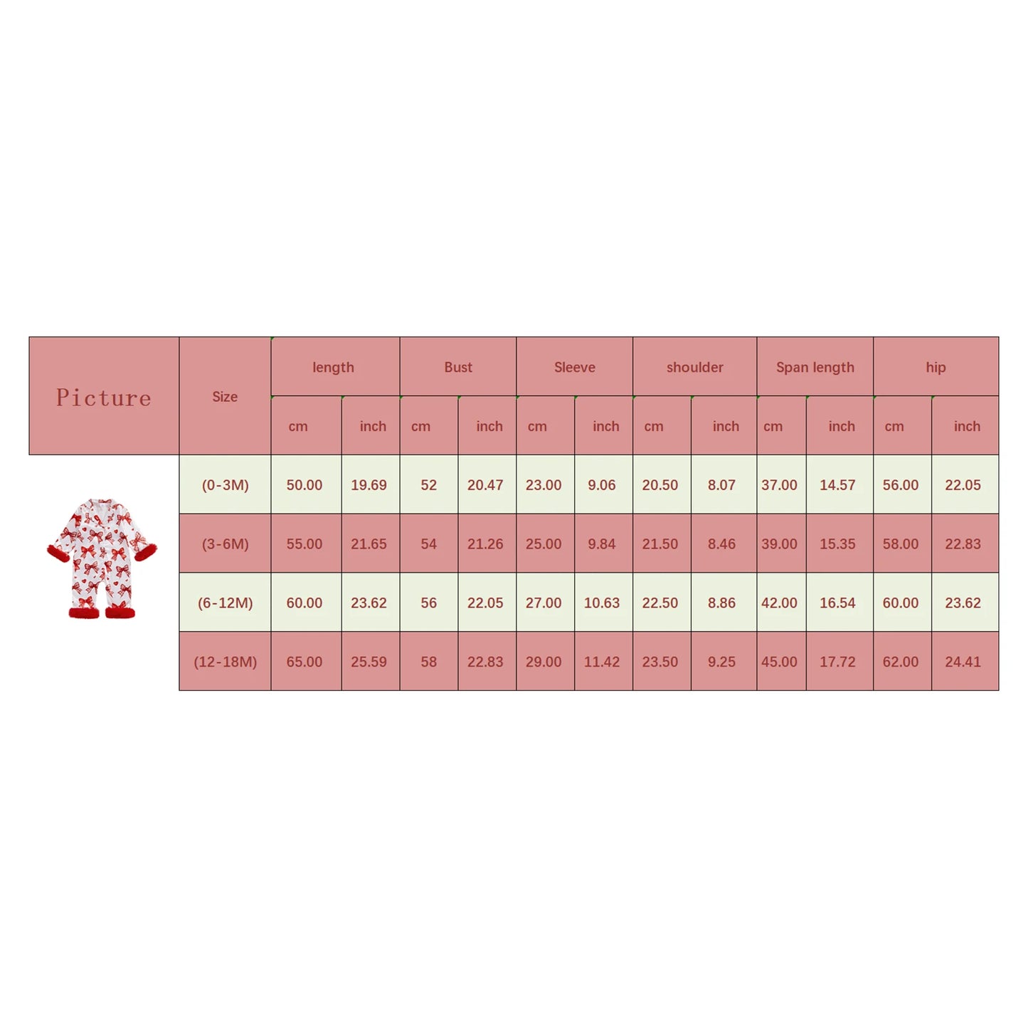 Baby Girls Romper - Heart Print Lapel Collar Jumpsuit with Fur Cuffs