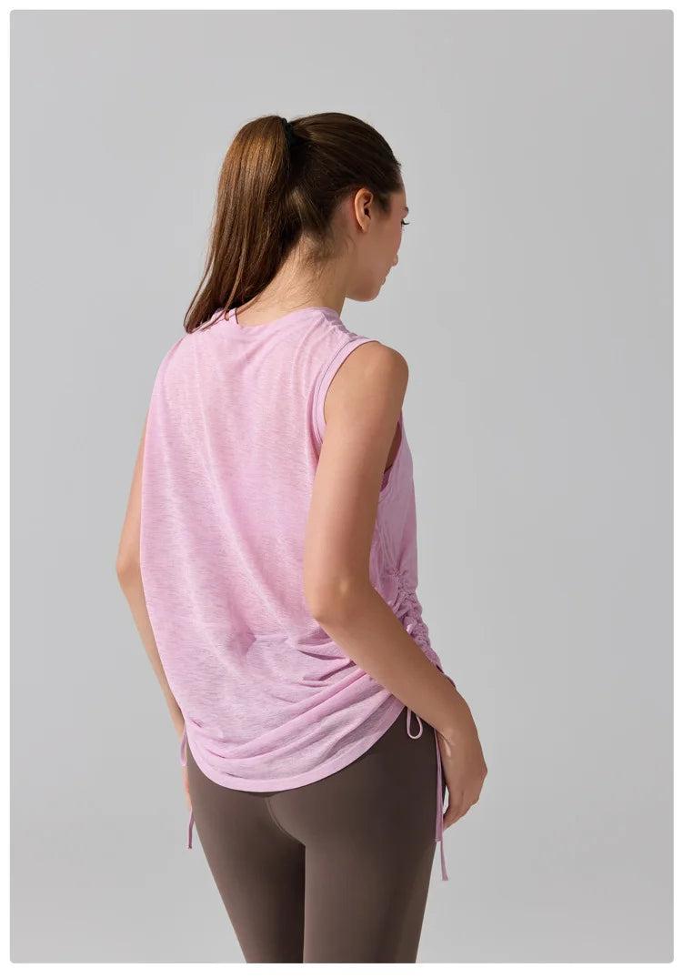 Women's Summer Gym T-Shirt - Breathable Quick Dry Fitness Tank Top