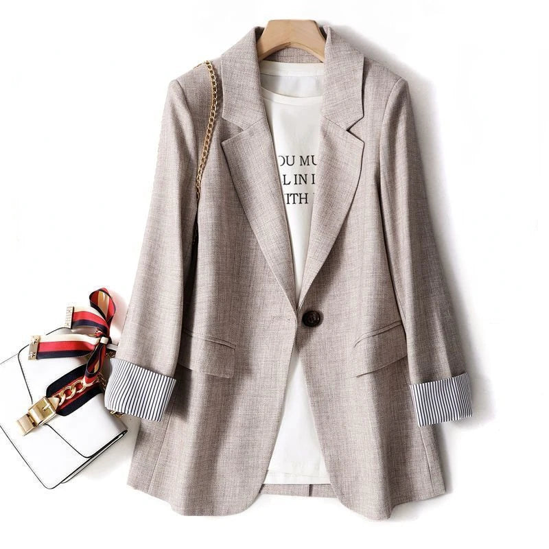 Women's Long Sleeve Spring Casual Blazer