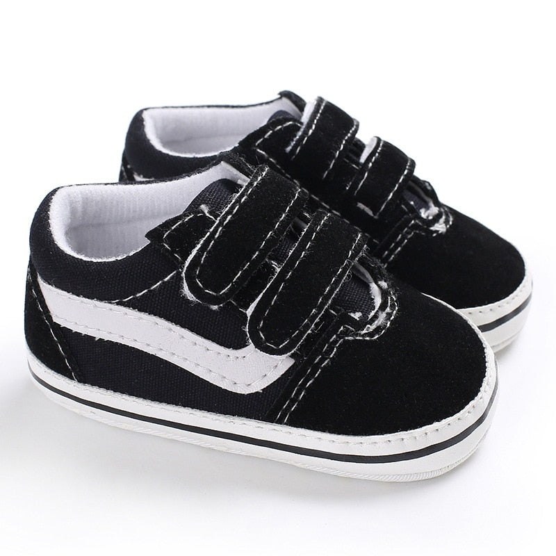 Newborn Baby Classical Sport Soft Sole PU Leather Sneakers Shoes