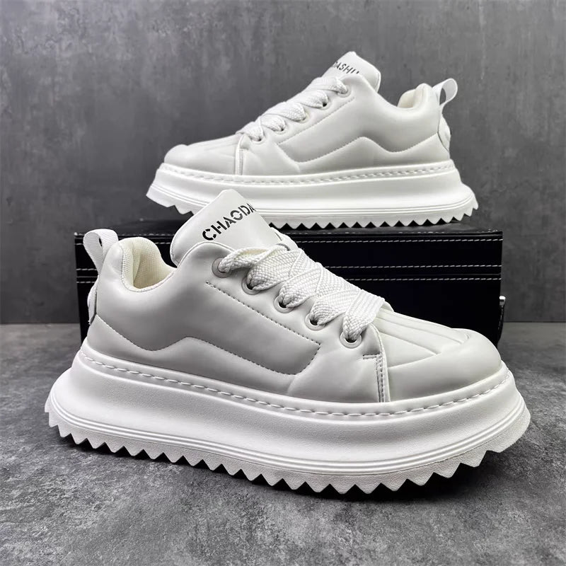 Men's Casual Platform Skateboard Sports Shoes Lace Up Sneakers