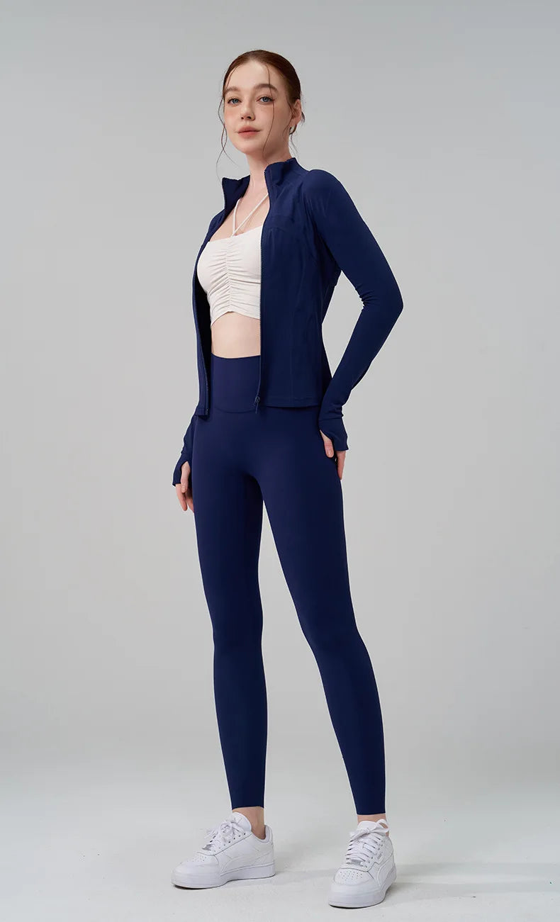 Long Sleeve Crop Top Jacket