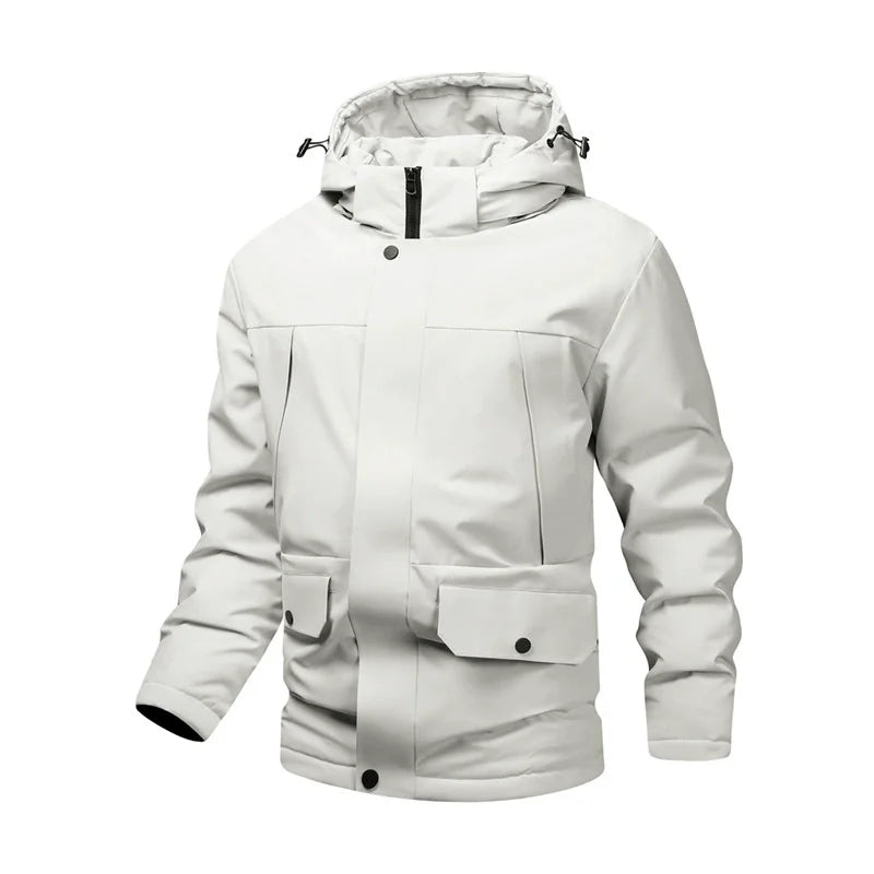 Hooded Parka - Winter Warm Jacket with Detachable Hood
