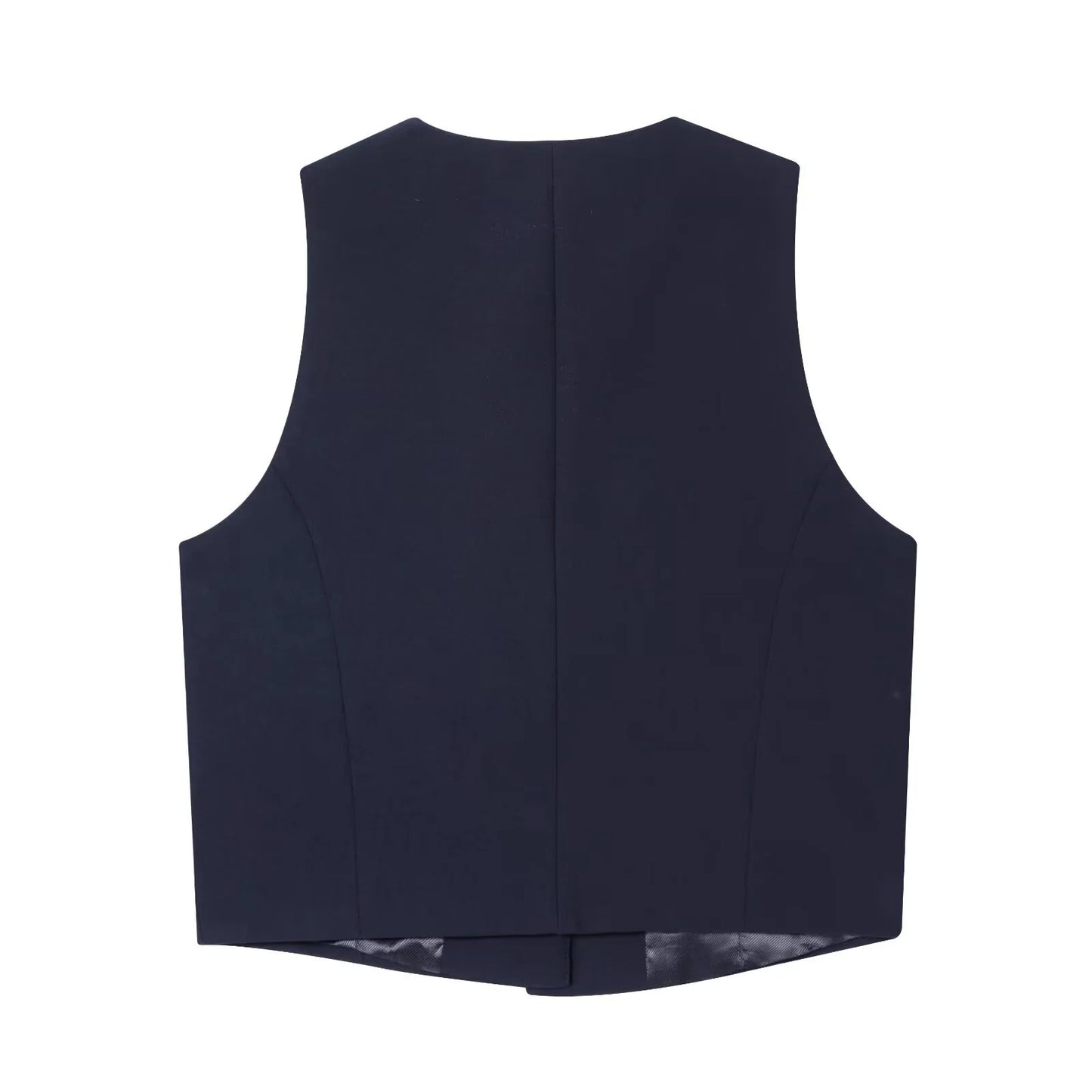 Fancy Trimmed Vest & Casual Shorts Set - Summer Two Piece Outfit