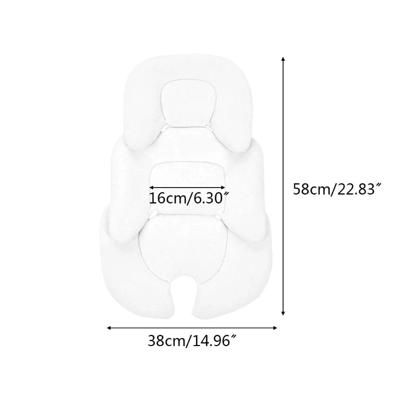 Universal Baby Stroller Seat Cushion - Double Sided Pad for Pram & Highchair