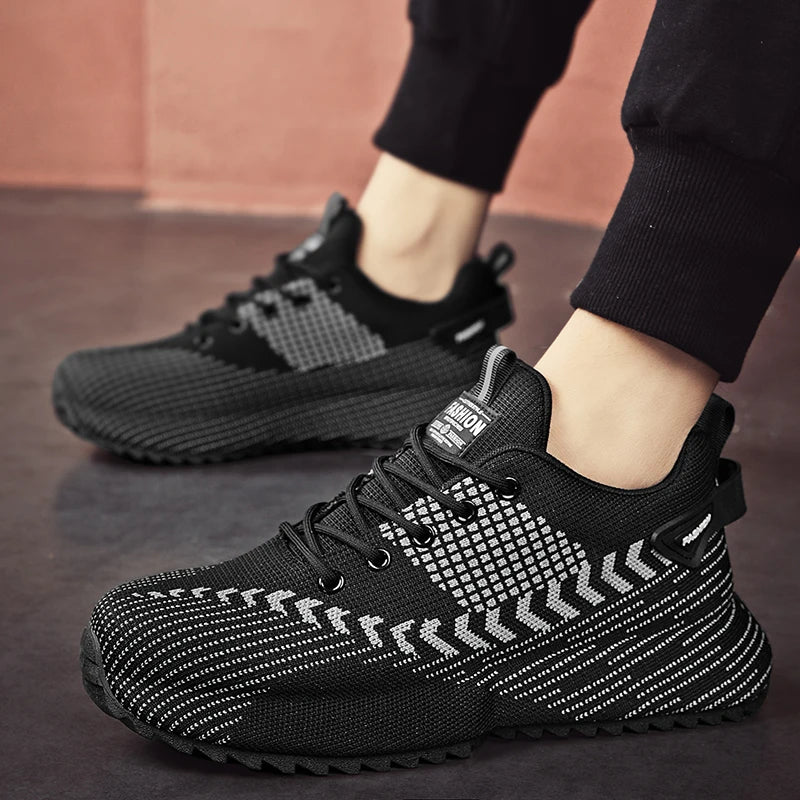 Men's Casual Platform Sports Shoes Breathable Sneakers