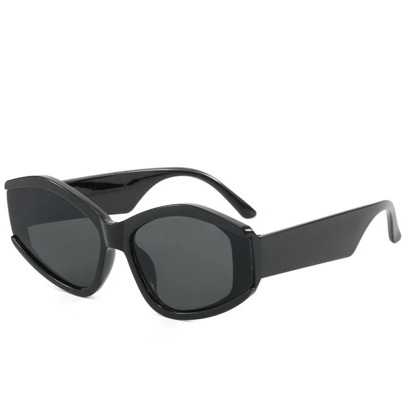 Fashion Large Frame Sunglasses - Colorful UV400 Protection for Women & Men