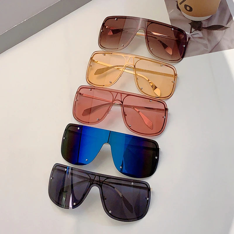Unisex Pilot Trends Retro Metal Decor Sunglasses