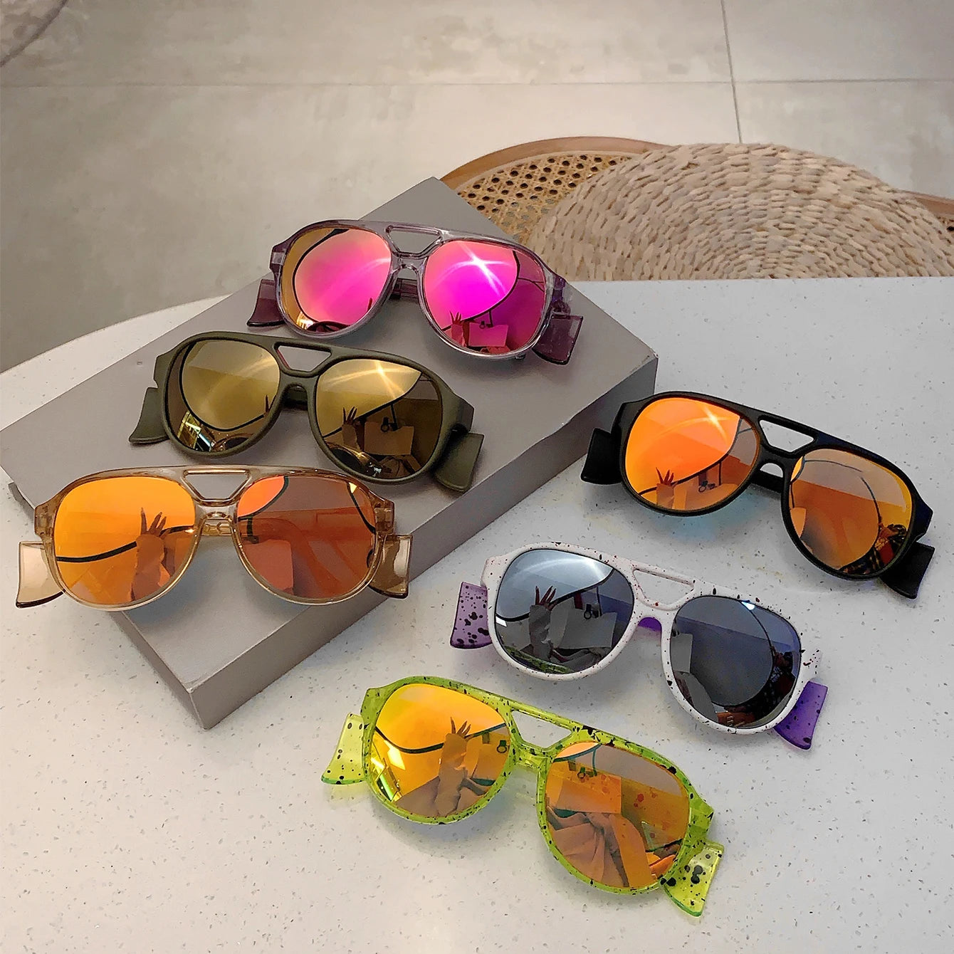 Unisex Oversize Square Sunglasses