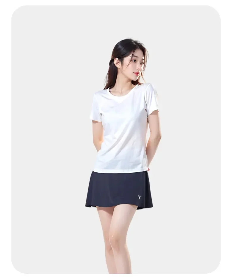 Women's Tennis Short Skirt Casual Sport Running Shorts Skirt -Yoga Fitness Short Sports Golf Pleated Skirt