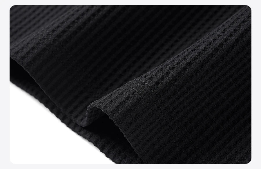 Men's Quick-Dry Sports T-Shirt - 200gsm Waffle Texture Athletic Top