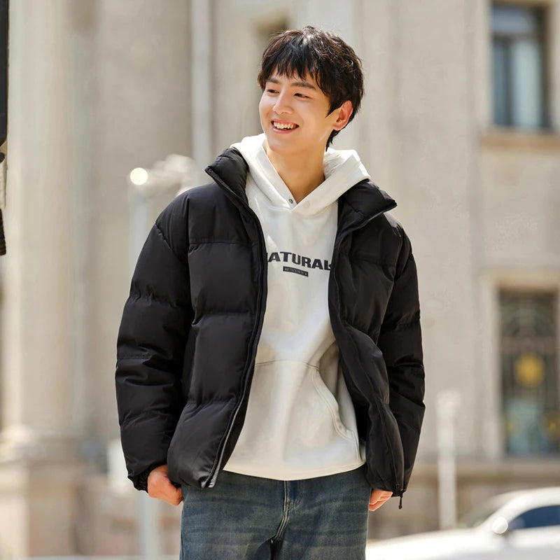 Unisex Windproof Waterproof Puffer Jacket - Winter Cold-Proof Outerwear