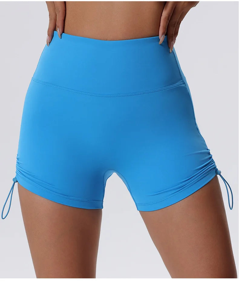 Women's Running High Waist Gym Yoga Breathable Quick Dry Workout Sportswear Shorts