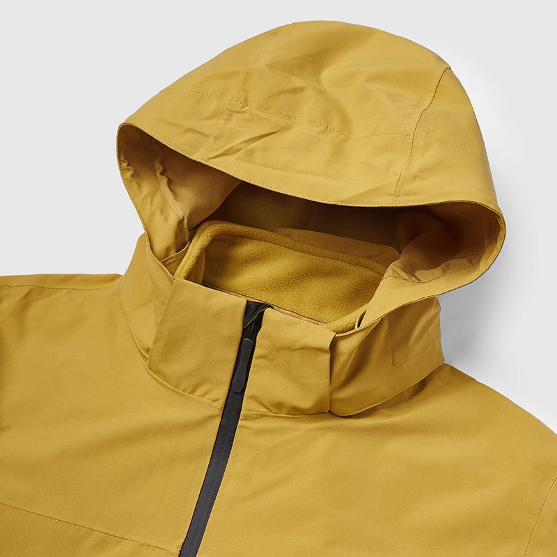 Men's Teflon Waterproof Outdoor Jacket - Breathable Sports Jacket Unisex