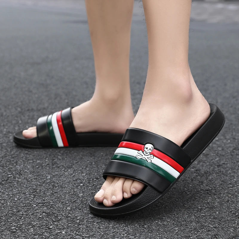 Men's Summer Slippers Sports Slides Clogs Quick Dry Beach Sandals