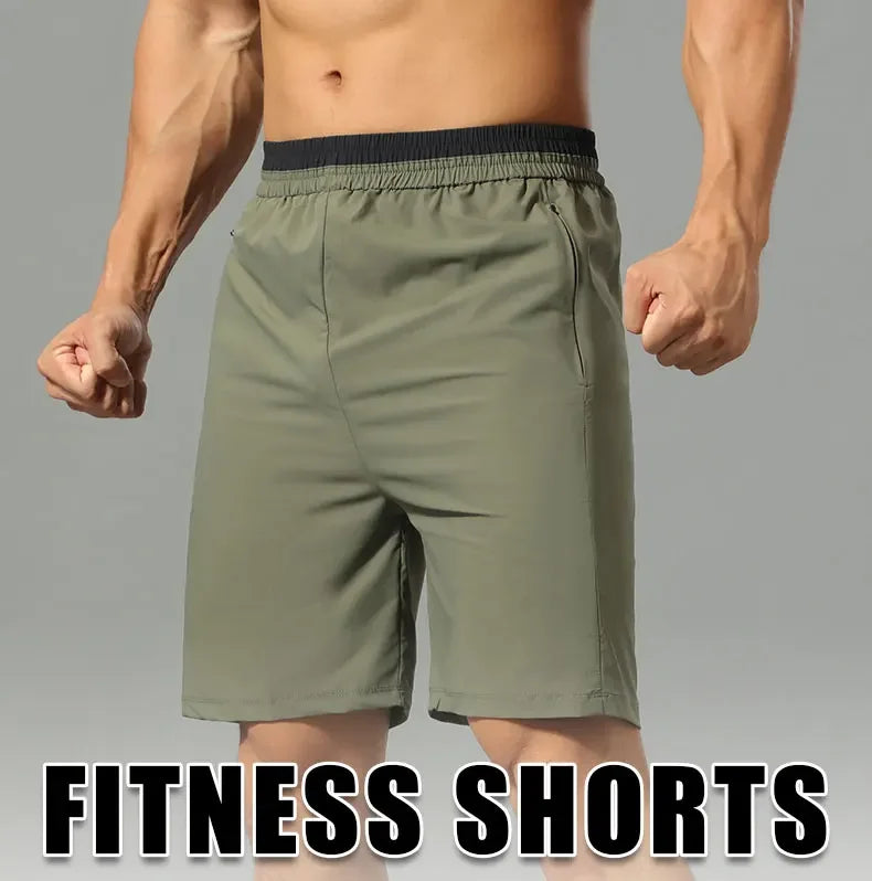 Men's Summer Running Gym Sportswear Training Sports Fitness Wear Quick Dry Shorts