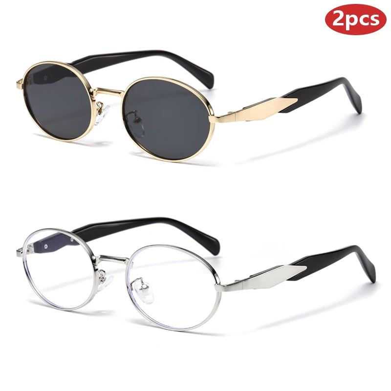 Women's 1pcs/2pcs Sets Square Gradient Shade Sunglasses