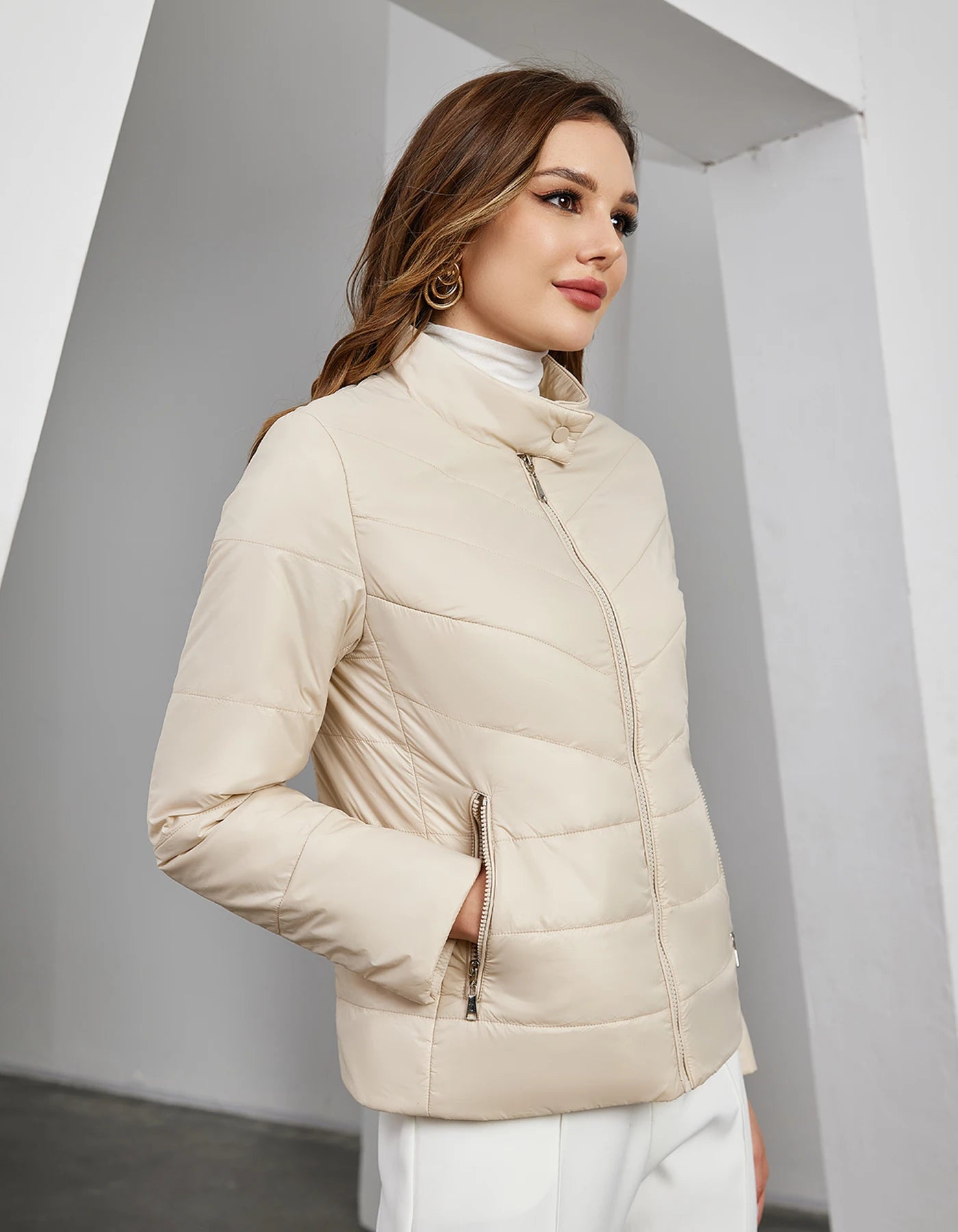 Women's Quilted Lightweight Padded Jacket